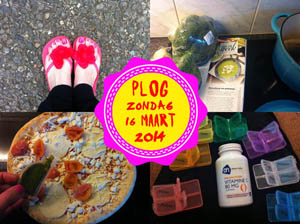 Vorig jaar was ik ook druk met m'n moestuin bezig... 