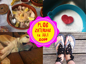 Vorig jaar aten we tapas in de tuin!