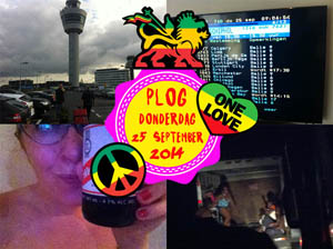 Vorig jaar zat ik in het vliegtuig naar Jamaica!